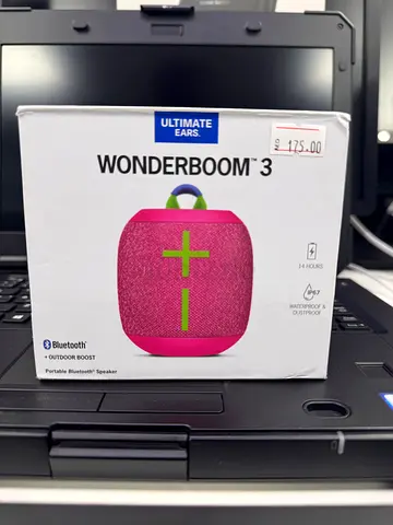 Ultimate Ears Wonderboom 3 Portable Bluetooth Speaker - Pink (Like New)