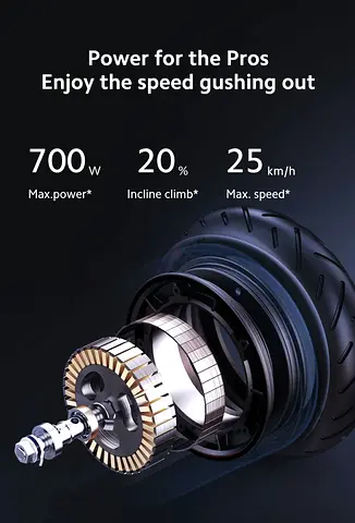 Xiaomi Electric Scooter 4 pro DuraGel Tire, 55km Range, 700W)