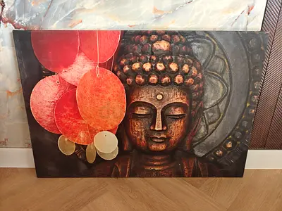 Large Buddha Wall Art Canvas