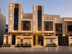 Modern villa with garden for sale, freehold, Dubai villa design, near services, directly on Street 3