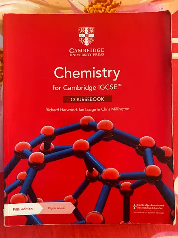 Chemistry for Cambridge IGCSE Coursebook (Fifth edition) - Cambridge University Press