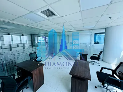 Fully Furnished Office For Rent in Horizon Tower Ajman downtown
