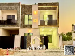 Two-story villa with a roof terrace, 10% down payment and a monthly installment of 5,000 dirhams, at