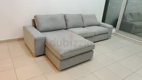 Ikea kivik L shape sofa Gray