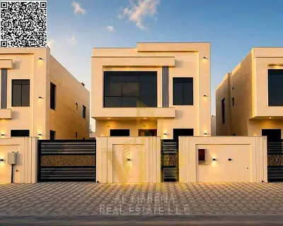 Luxury villa at a competitive price including registration fees in the best areas of Ajman, freehold ownership for all nationalities directly from the