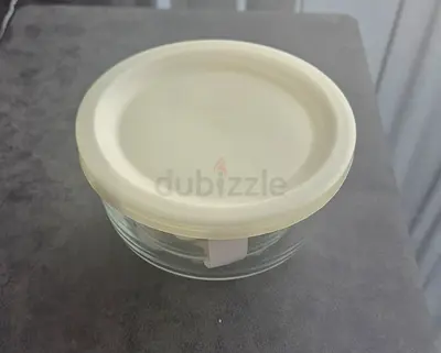 Glass Container with lid