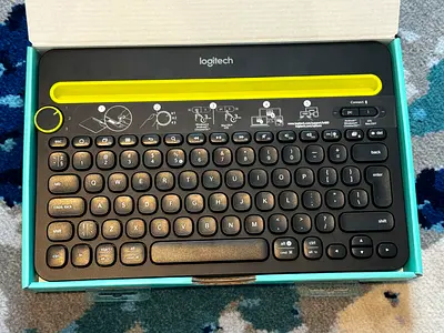 Logitech K380 Bluetooth Multi-Device Compact Keyboard - Black