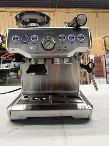 Breville Barista Express Espresso Machine Brushed Stainless Steel Silver BES870