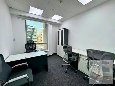 Furnished Office for Rent | Next to Sharaf DG Metro Station | AED 35K