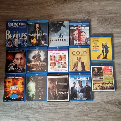 Selling a high-quality selection of 14 original Blu-ray discs.