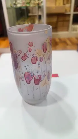 Hand-painted ceramic decorative vase-7x12cm