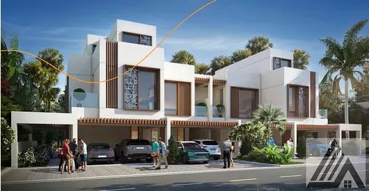 Selling at 2.6M AED Large Plot 4-Bedroom Townhouse for Sale | Marbella, DAMAC Lagoons