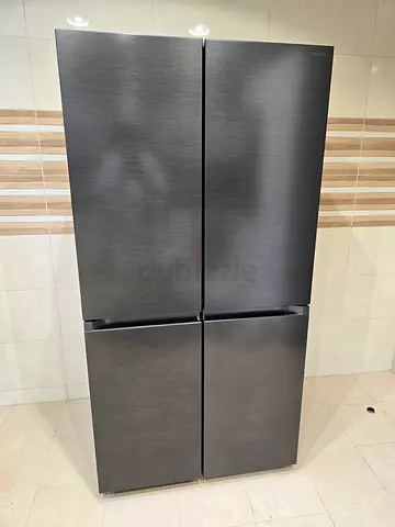 Samsung Bespoke 4 Door Side By Side digital invtar latest version refrigerator Dark Grey