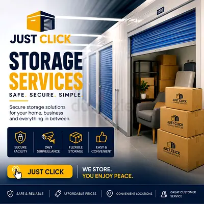 JUST CLICK STORAGE SERVICE AVAILABLE