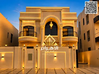 فيلا كلاسيكية فاخرة للبيع في الهليو 2 – عجمان | واجهة حجرية كاملة | السعر يشمل رسوم التسجيل مقابل مركز أزها التجاري
