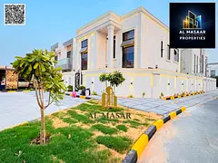 Classic corner villa in Al Aliyah, Ajman, featuring a private pool; registration fees included; free