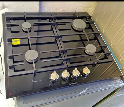 Bosch 4-Burner Gas Hob Black 60cm