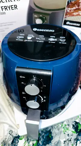 Essentro Compact Air Fryer - Blue, Good Working Condition