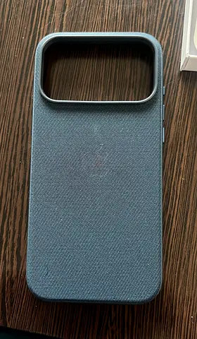 iPhone 17 pro max techwoven case  blue