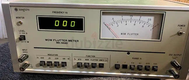 Magna MK-668D Wow Flutter Meter - Working Test Unit