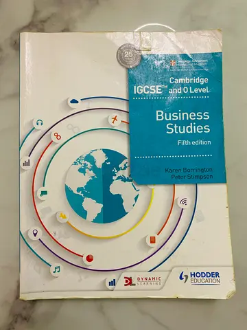 Cambridge IGCSE Business Studies (5th Edition) - Karen Borrington, Peter Stimpson