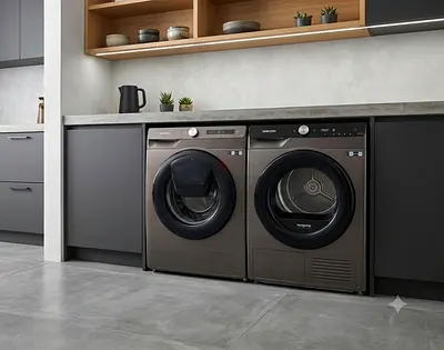 Samsung New Model 9kg Washer & 9kg Dryer Separate Set with Smart WiFi – Slightly Used