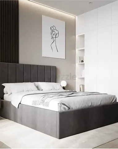 Brand New 160*200 Queen Size Fabric Bed Frame For Sale