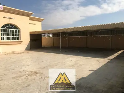 Ground Floor 4BR Villa on Massive 15,000 Sq.Ft Plot with Large Yard for Rent in Al Jurf 1, Ajman (UAE Nationals Only)