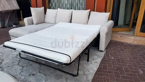 Ikea Gronlid L shape sofa bed Beige
