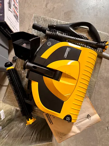 Electric Broom With  Removable Bresh k55 plus Yellow black