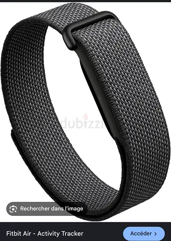 Fitbit Air activity tracker with black woven band - good condition