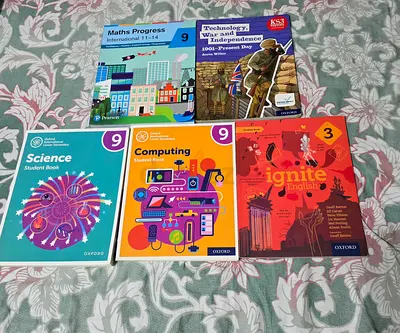 Grade 9 British Curriculam Text books