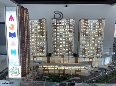 Apartment for sale in Ajman, One Face 2, Sea View, Tower B1
