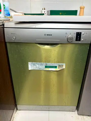 Bosch freestanding dishwasher - Silver, used