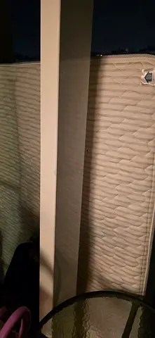 New mattress 1.6 x 2.0 for sale only because only 2 single beds fit in