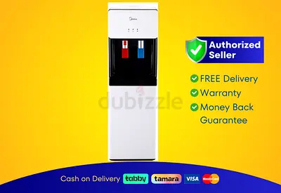2 Tap Top Loading Water Dispenser Midea , | Brand New |  Warranty | FREE  Delivery