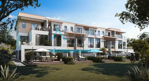 5BR/MAIDS ROOFTOP SINGLE ROW NEAR TO LAGOONS TAHITI ISLAND DAMAC PROPERTIES