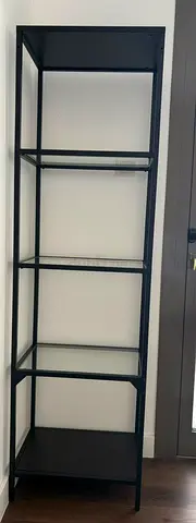 IKEA Glass Storage Shelves