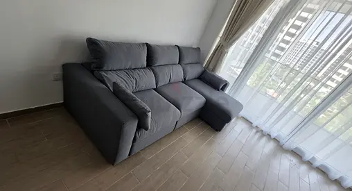 IKEA Eskilstuna L Shape Sofa Bed grey