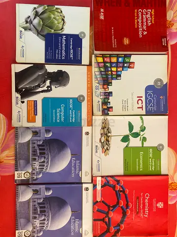 Set of IGCSE & High School textbooks