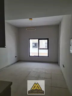 A modern studio apartment is available for annual rent in Kentia Residence, located in Al Zahya, Ajm