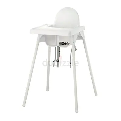 Ikea antilop baby high chair with safety straps