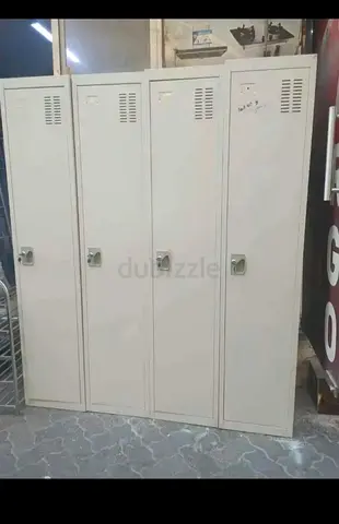 4-Door Metal Locker Cabinet - Used, Good Condition