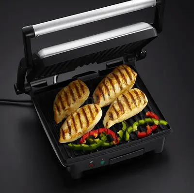 (LIMITED TIME, HALF PRICE FOR AED 195 ONLY) Russell Hobbs 3in1 Panini, Grill and Griddle (BRAND NEW)