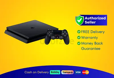 Sony PlayStation 4 - Slim - Black - 500GB | Brand New |  Warranty | FREE  Delivery