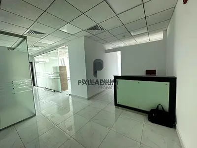 Premium Full-Floor Office for Rent | The Prism Tower | Business Bay