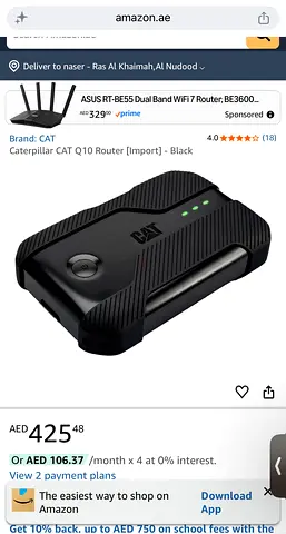 Portable router 5g Cat Q10