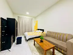 Luxury studio apartment, second occupancy. Separate kitchen and open view. Fully furnished. ✨ Ajma