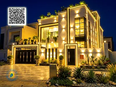 Luxury villa with 5 bedrooms on Al Zubair Road, registration fees included
