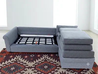 Space Saving Sofa Bed

Modern L-Shape Sofa Bed with easy pull-out sleeping mattress and built-in sto